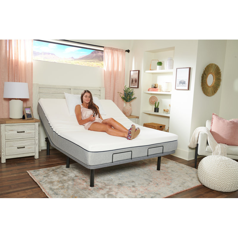 Alwyn Home Oakes Zero Gravity Adjustable Bed with Wireless Remote
